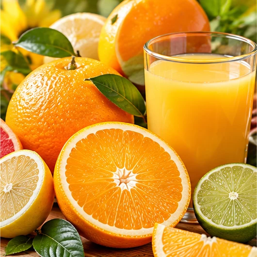 Naranjas, limones y jugo de naranja – ingredientes cítricos